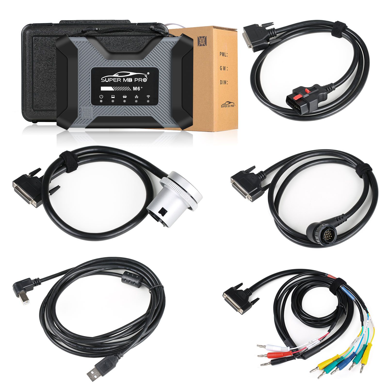 Super MB Pro M6+ Full Version DoIP Benz Diagnostic Scanner With SSD for Cars and Trucks