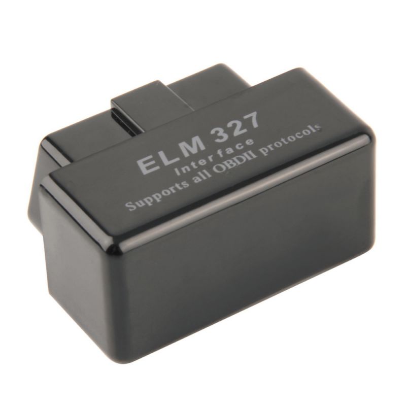 Super Mini - Elm 327 Bluetooth version OBD2 Diagnostic Scanner Software V2.1 (Black)