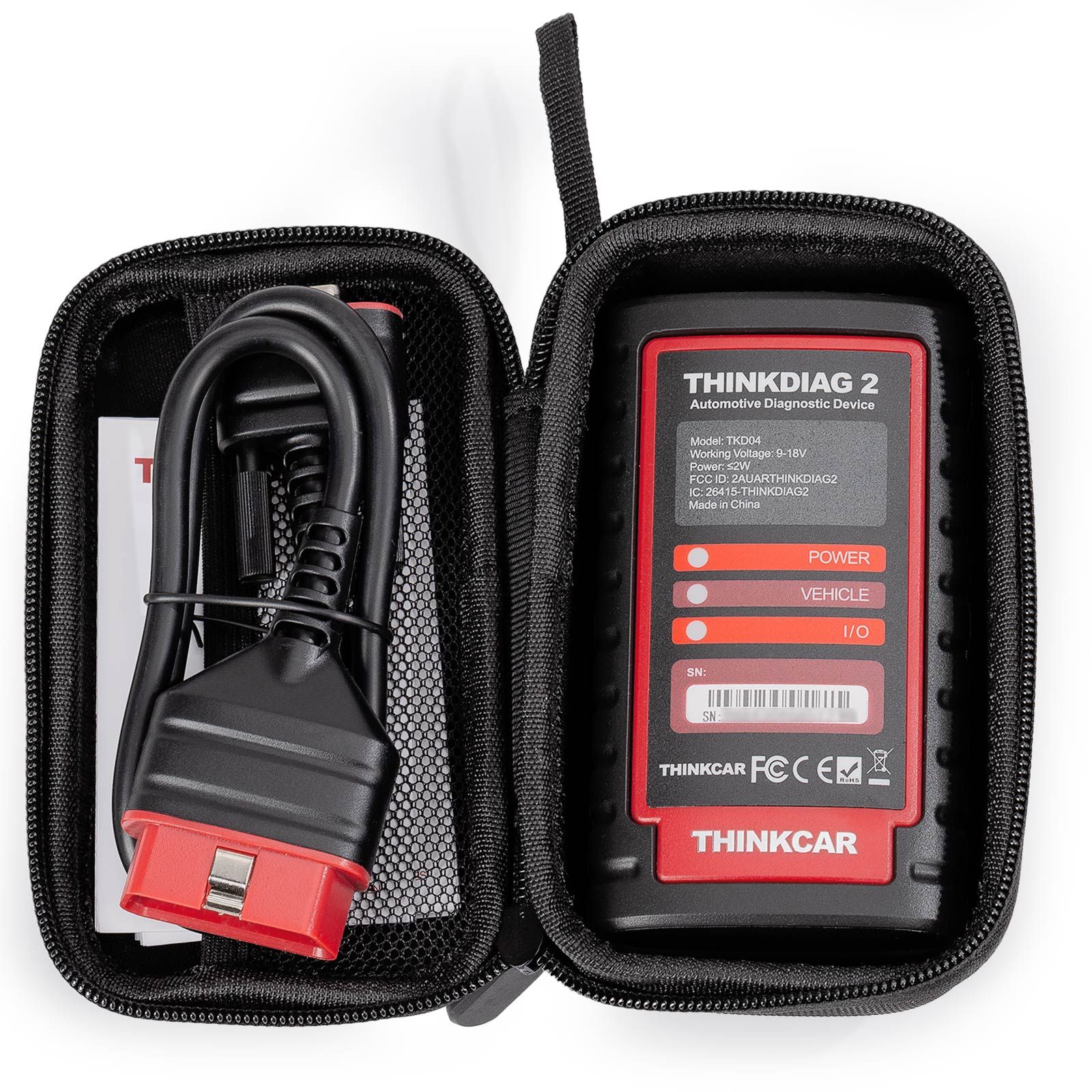 2025 THINKCAR Thinkdiag2 Outil de diagnostic bidirectionnel de tous les systèmes avec protocole CAN-FD Codage automatique de l'ECU VIN 15+ Fonctions de réinitialisation Un an Mise à jour gratuite