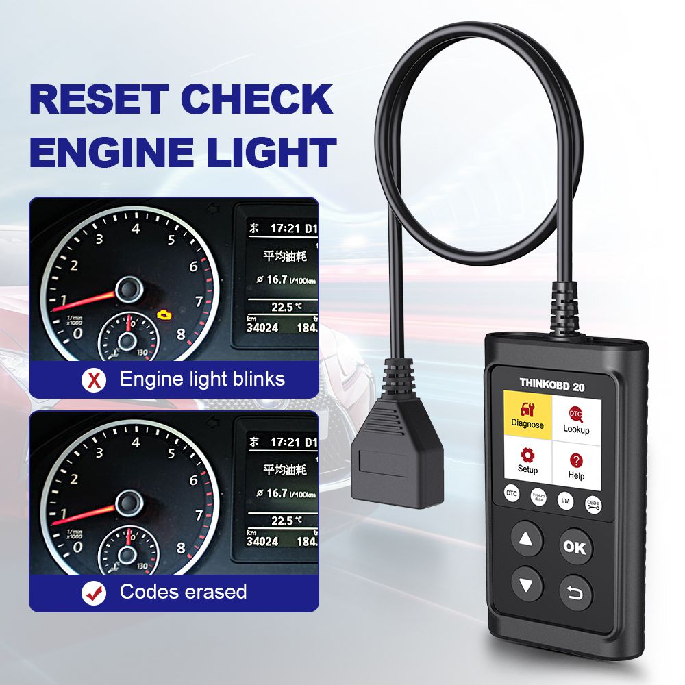 Thinkcar thinkobd 20 Professional obd 2 Automotive autodiagnostic Tool obd 2 scanner autocode check Engine lights