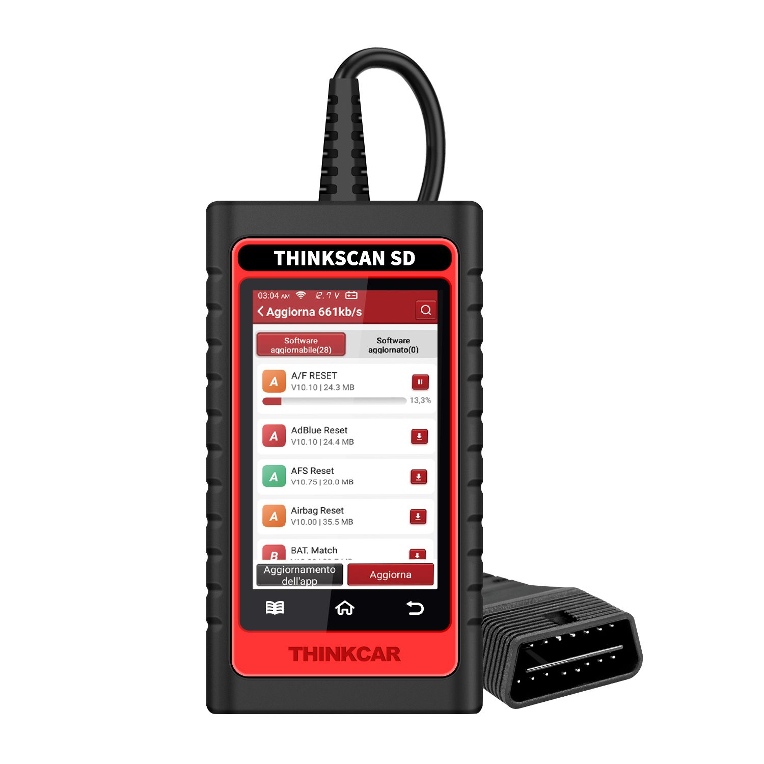 Thinkcar thinkscan SD2 OBD2 Automotive scanner ABS SRS Professional Diagnosis Tool full System Free Update code reader