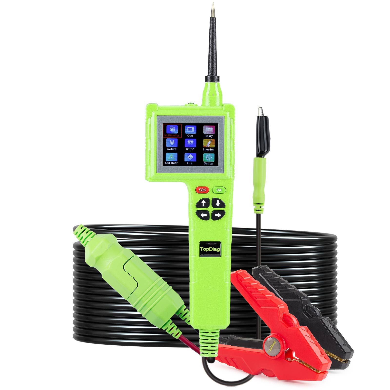 TOPDIAG P200 Pro P200Pro Détecteurs de circuit intelligents de nouvelle génération pour tous les 9V-48V pour bateau de camion de voiture