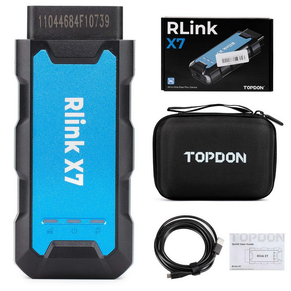 TOPDON RLink X7 pour Nissan Support CAN-FD/DOIP Protocole Codage/Programmation