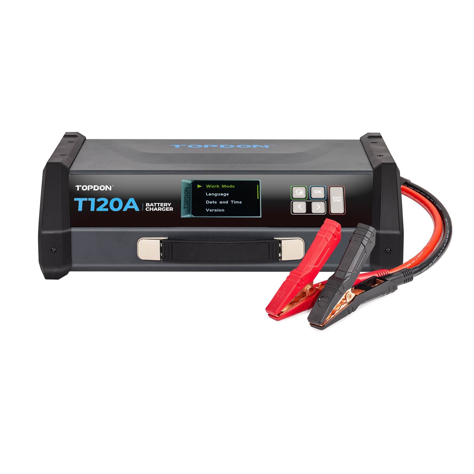 TOPDON TORNADO 120000 5M (16 Pieds) Pince-T120A (T1200005) Alimentation électrique et chargeur de batterie