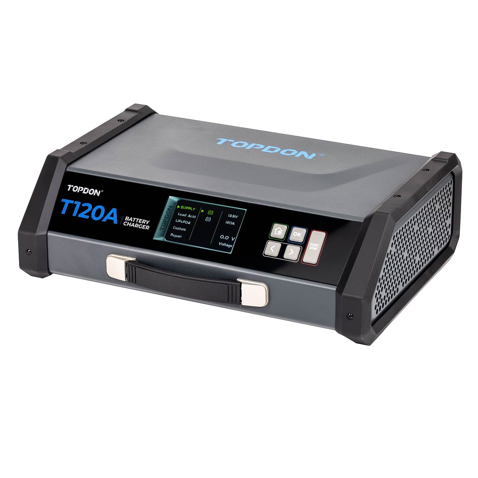 TOPDON TORNADO 120000 5M (16 Pieds) Pince-T120A (T1200005) Alimentation électrique et chargeur de batterie