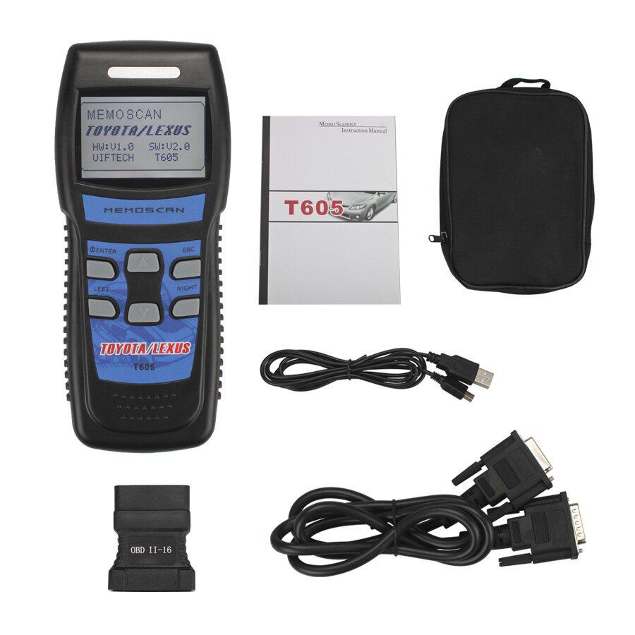 Toyota / rexas misoscan t605 Automatic OBD2 Fault code reader