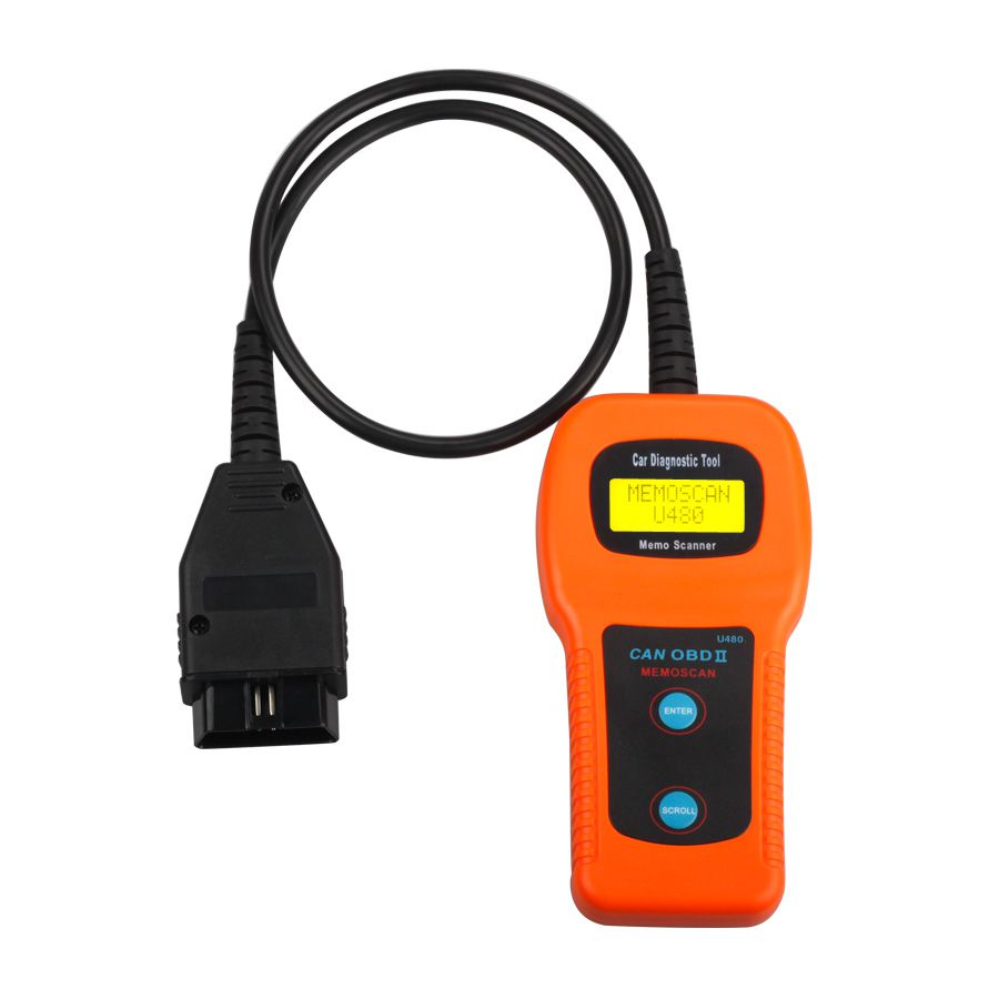 U480 OBD2 CAN BUS & lecteur de code de moteur memoscan U480 lecteur de code U480 OBD2 OBDII Scanner de moteur de diagnostic AUTO de voiture ou de camion