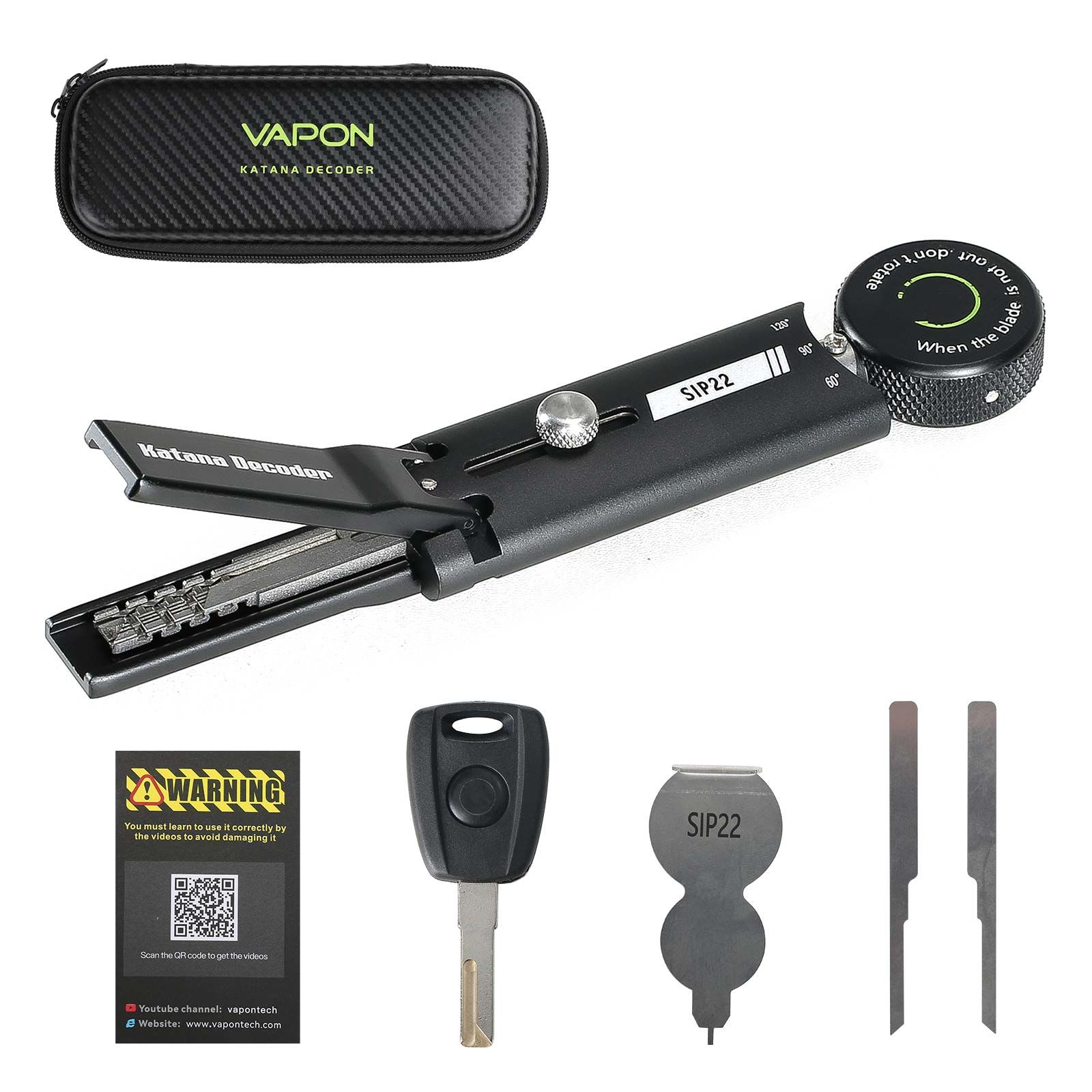 VAPON Katana Décodeur SIP22 pour Fiat Auto Pick et Décodeur