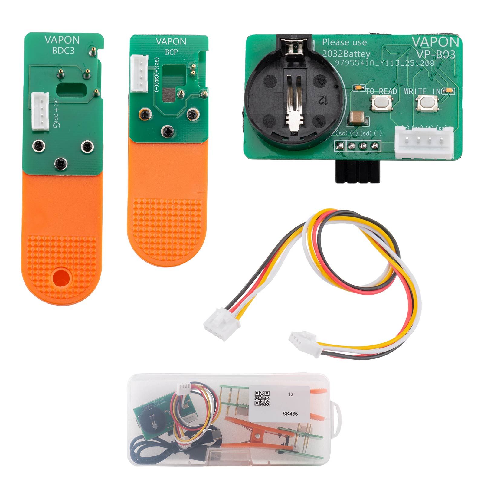 Adaptateur sans soudure VAPON VP-B03 BDC3 pour BMW BDC3 Solution de copie de clés pour clés de châssis BMW G/U De 2020 à 2024