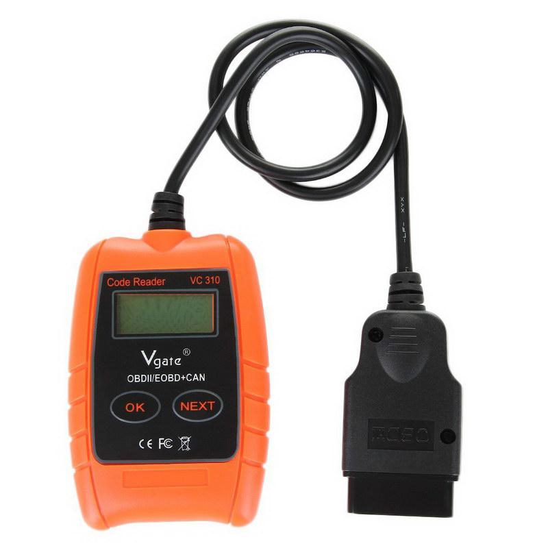 Vc310 OBD2 eobd lecteur automatique de code et outil de diagnostic de véhicule de nettoyage