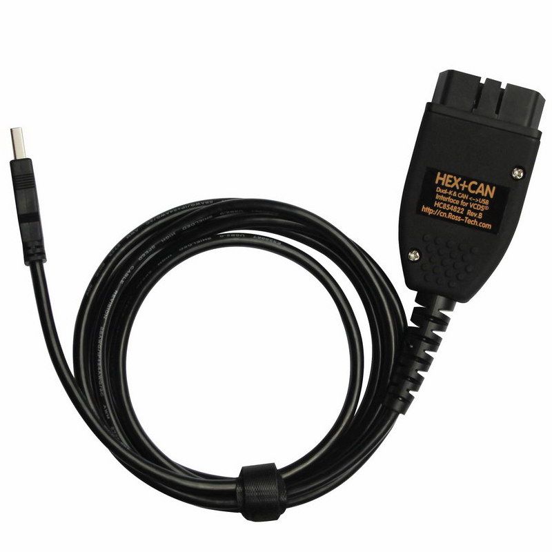 Dernière version VCDS VAG COM Câble de diagnostic Interface USB HEX pour VW, Audi, Seat, Skoda avec prise en charge multilingue