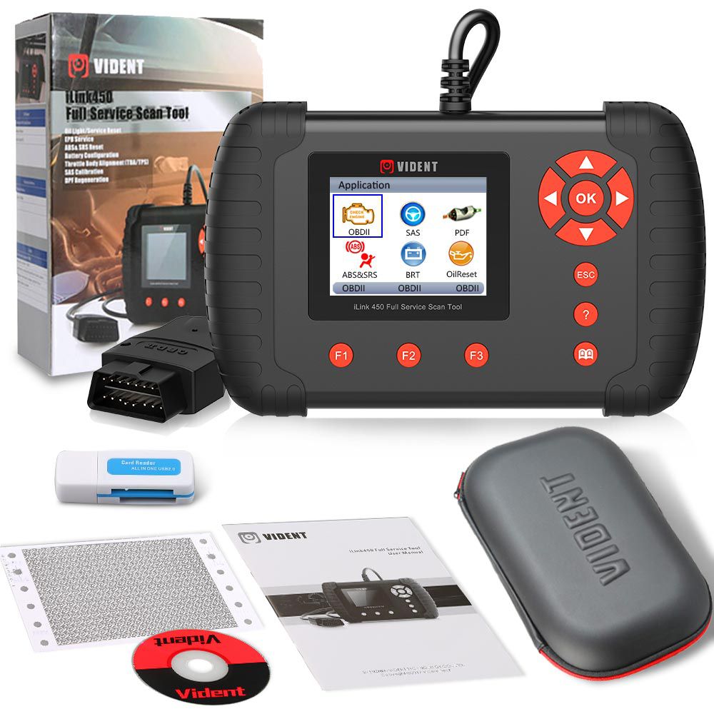 VIDENT iLink450 ABS & SRS reset /DPF/Battery Configuration Outil de service complet