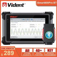 Vident ismart800pro BT OBD2 outil de diagnostic de voiture Bluetooth 40功能Réinitialization程序clétest actif扫描自动任务对齐