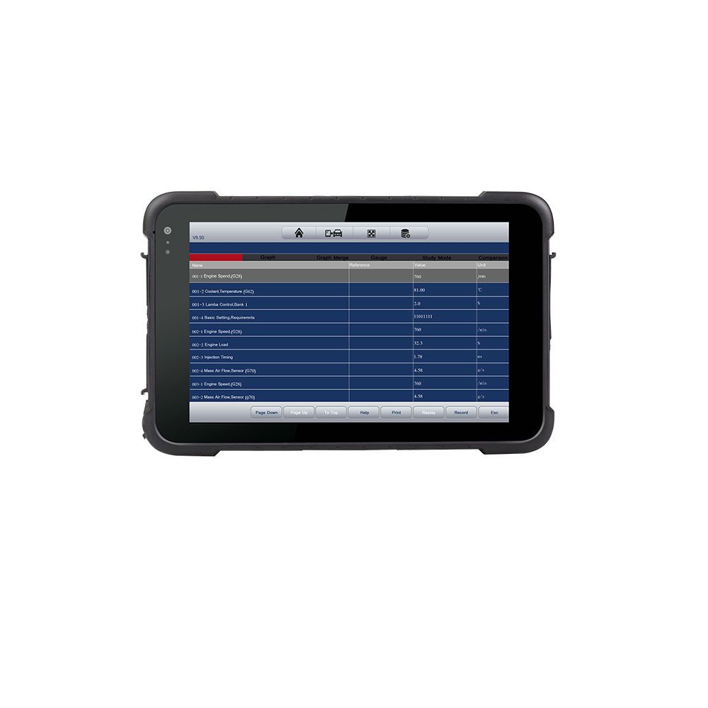 Mrt900 - 8 pouces de panneaux plats de diagnostic et d 'analyse à l' échelle du système + Code (78 + fabricants)