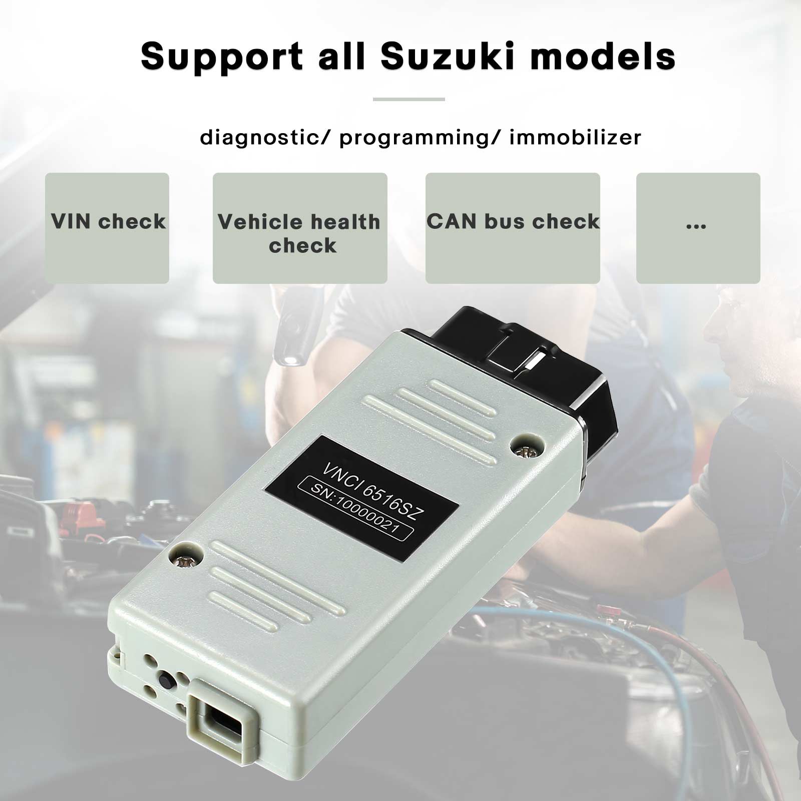 2024 VNCI 6516SZ Suzuki Diagnositc interface compatible avec SDT-II pilote logiciel OEM