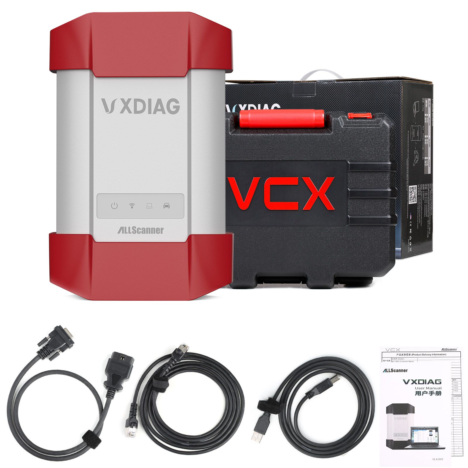 WIFI VXDIAG Multi outil de diagnostic pour Toyota Honda Land Rover/Jaguar JLR & Volvo 4 en 1 scanner