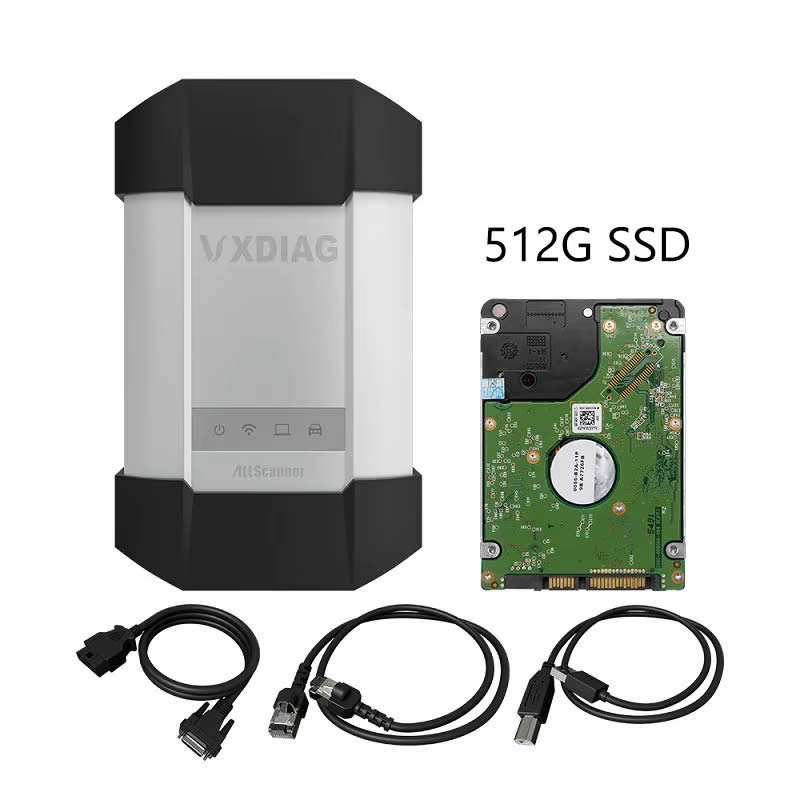 VXDIAG VCX DoIP VD410 pour l'outil de diagnostic de niveau de concessionnaire du scanner de diagnostic de voiture OBD2 de Mercedes Benz C6 Codage J2534 de l'ECU