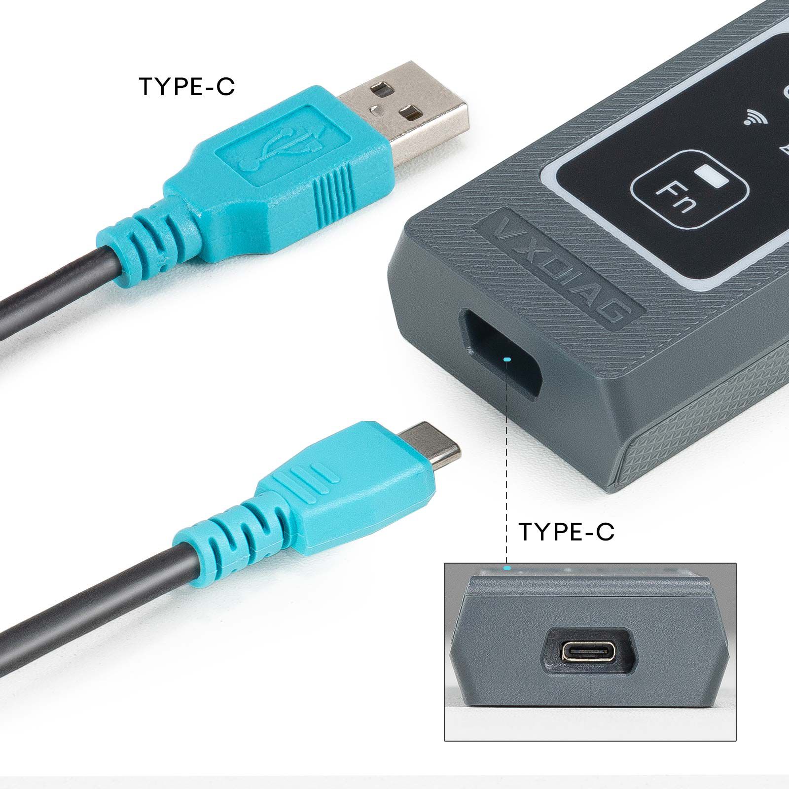 VXDIAG VCX-FD VCX FD GM interface de diagnostic de véhicule intelligent pour GM Chevrolet/Buick/Cadillac/Opel/Holden outil de diagnostic