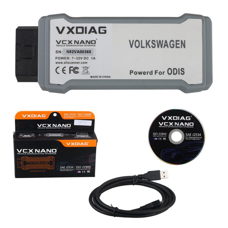 Vxdiag vcx Nano 5054 a odis V4.0.0 Supporting Multilingual UDS Protocol