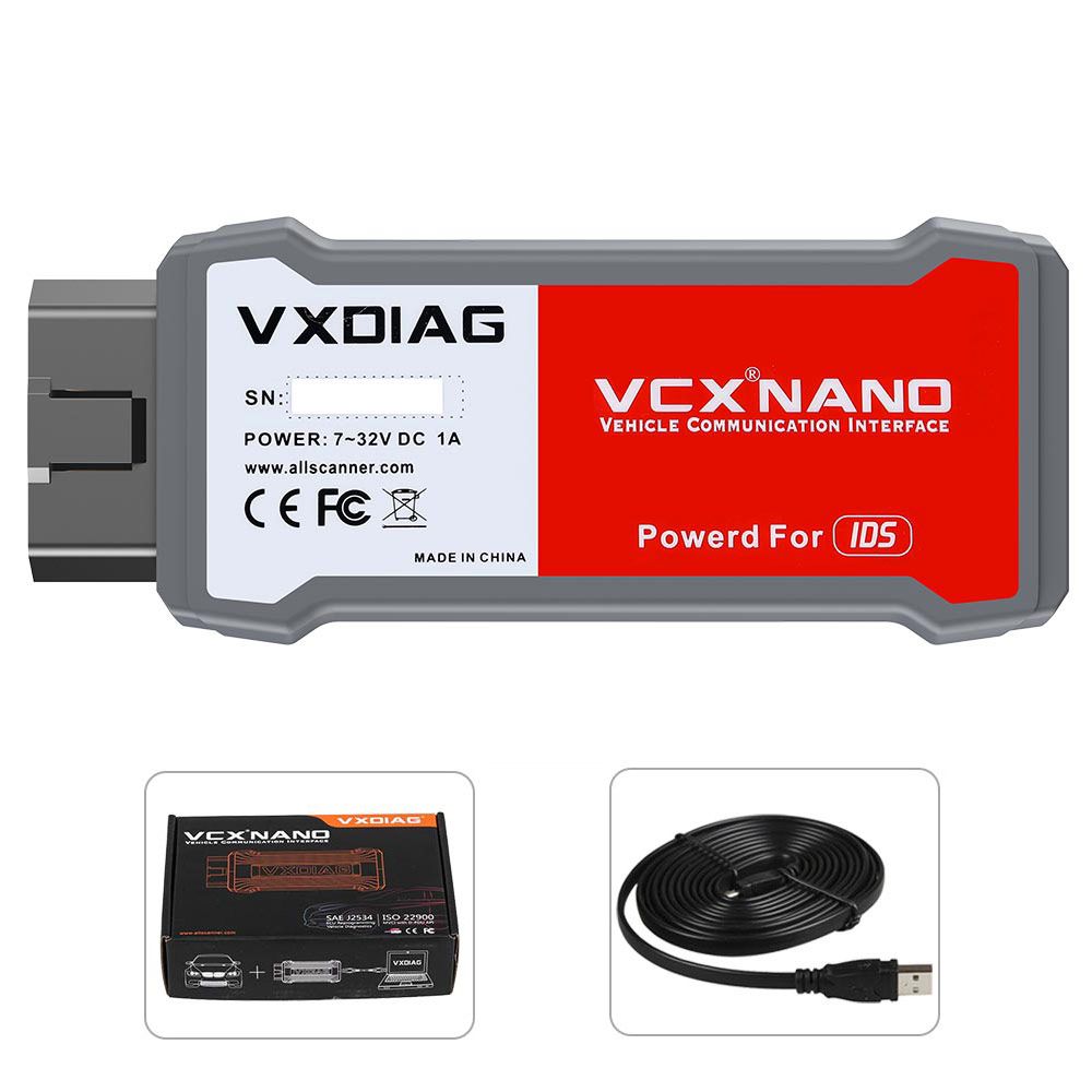 VXDIAG VCX Nano pour Ford/Mazda 2 en 1 outil de diagnostic pour la voiture de 2005-2022