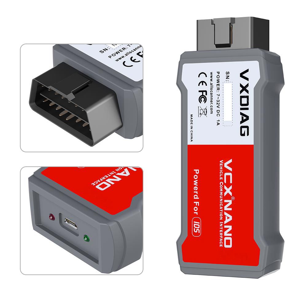 VXDIAG VCX Nano pour Ford/Mazda 2 en 1 outil de diagnostic pour la voiture de 2005-2022
