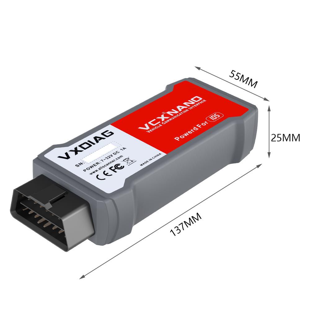 VXDIAG VCX Nano pour Ford/Mazda 2 en 1 outil de diagnostic pour la voiture de 2005-2022