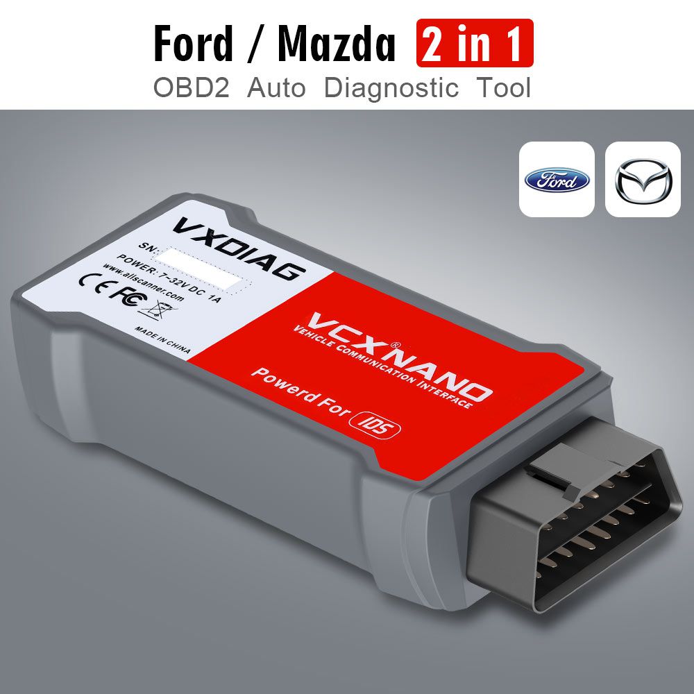 VXDIAG VCX Nano pour Ford/Mazda 2 en 1 outil de diagnostic pour la voiture de 2005-2022