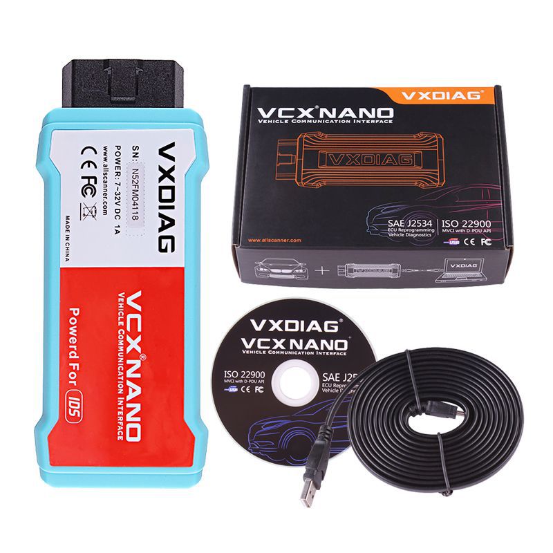 2019 vxdiag vcx nanofort Mazda OBD2 auto diagnostics Tool 2 in 1 id v112 wifi scanner for Mazda PCM, ABS, Programming