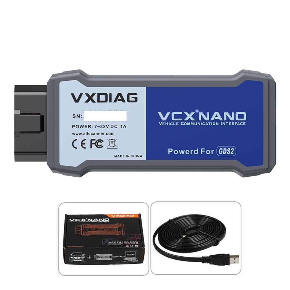 Version USB vxdiag vcx Nano pour outil de diagnostic GM / Opel gds2 v2022.05 tech2win 16.02.24