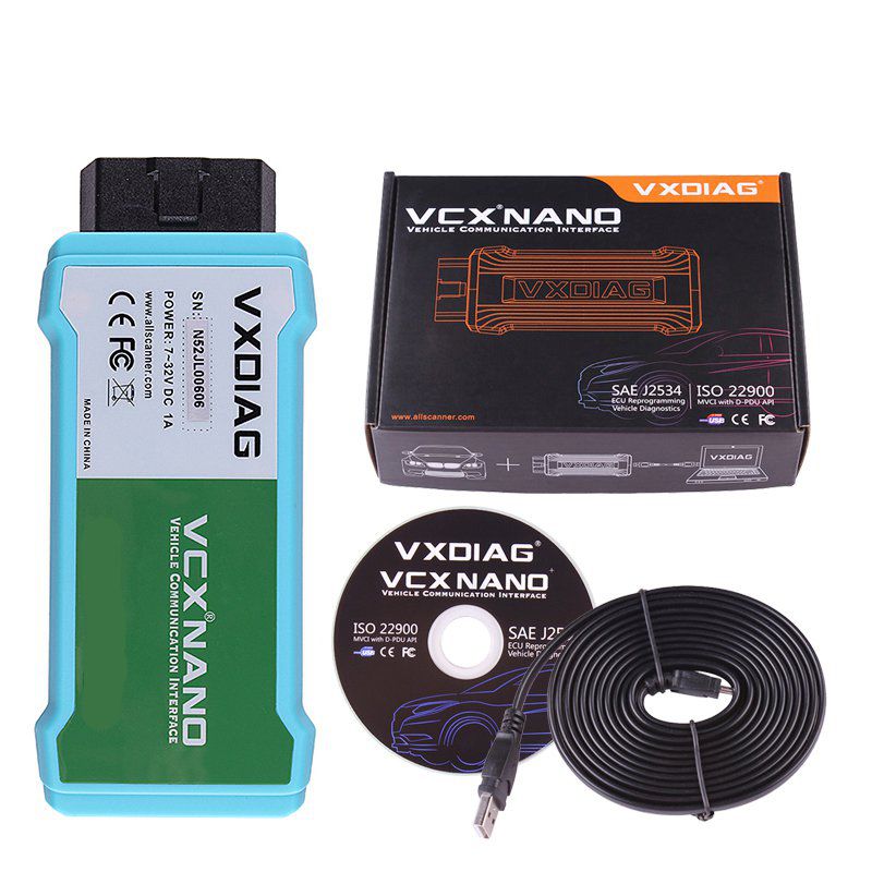 Vxdiag vcx Nano - Rover and Jaguar Software v154 wifi Edition