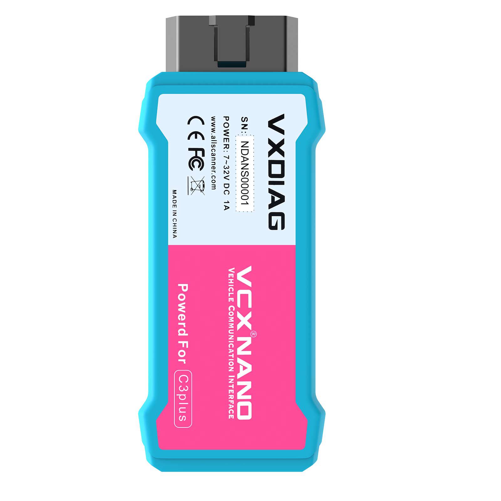 2024 VXDIAG VCX NANO pour la version WiFi de l'outil de diagnostic NISSAN Infiniti GTR prend en charge la programmation