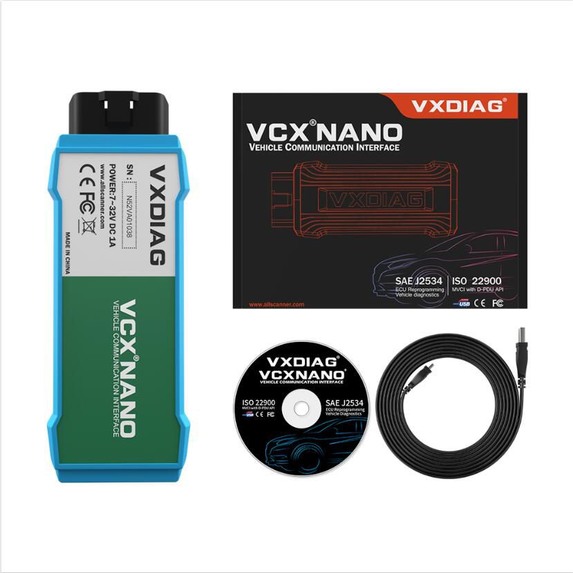 VXDIAG VCX NANO VAS6154 V5.03/V4.4.10 OBD OBD2 WIFI outil de diagnostic de voiture même VAS5054A 6154 pour Skoda pour VW