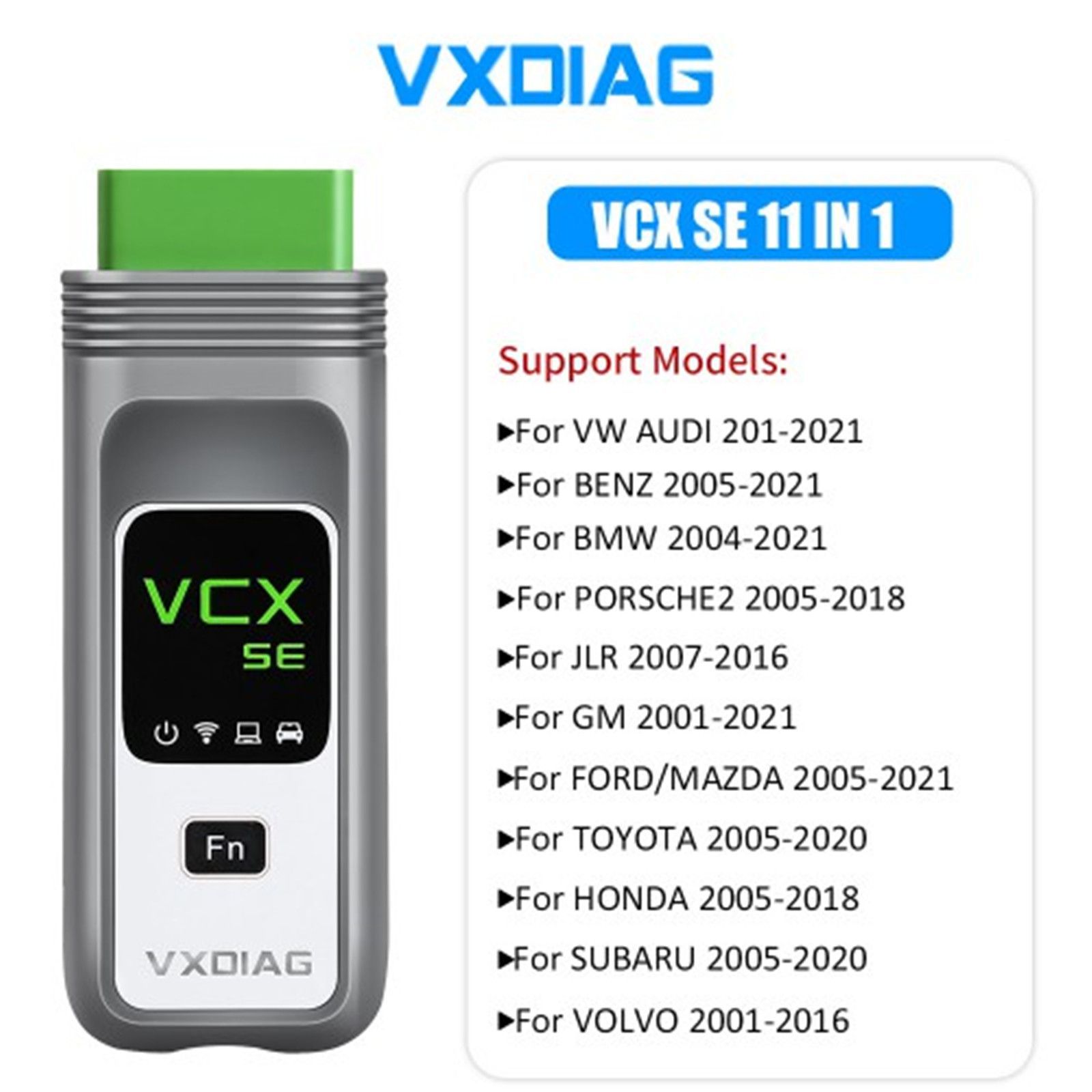 Vxdiag vcx se doip matériel diagnostic de marque complète, jlr Honda GM VW Ford Mazda Toyota Subaru Volvo BMW Benz 2tb disque dur
