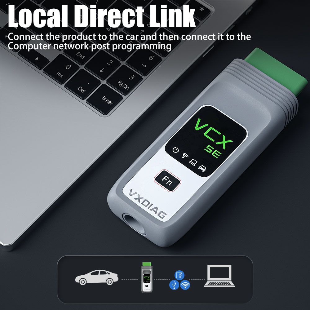 VXDIAG VCX SE DOIP Matériel Marques complètes 13 en 1 Diagnostique pour JLR HONDA GM VW FORD MAZDA TOYOTA Subaru VOLVO BMW BENZ PW2 + JLR DOIP + PW3