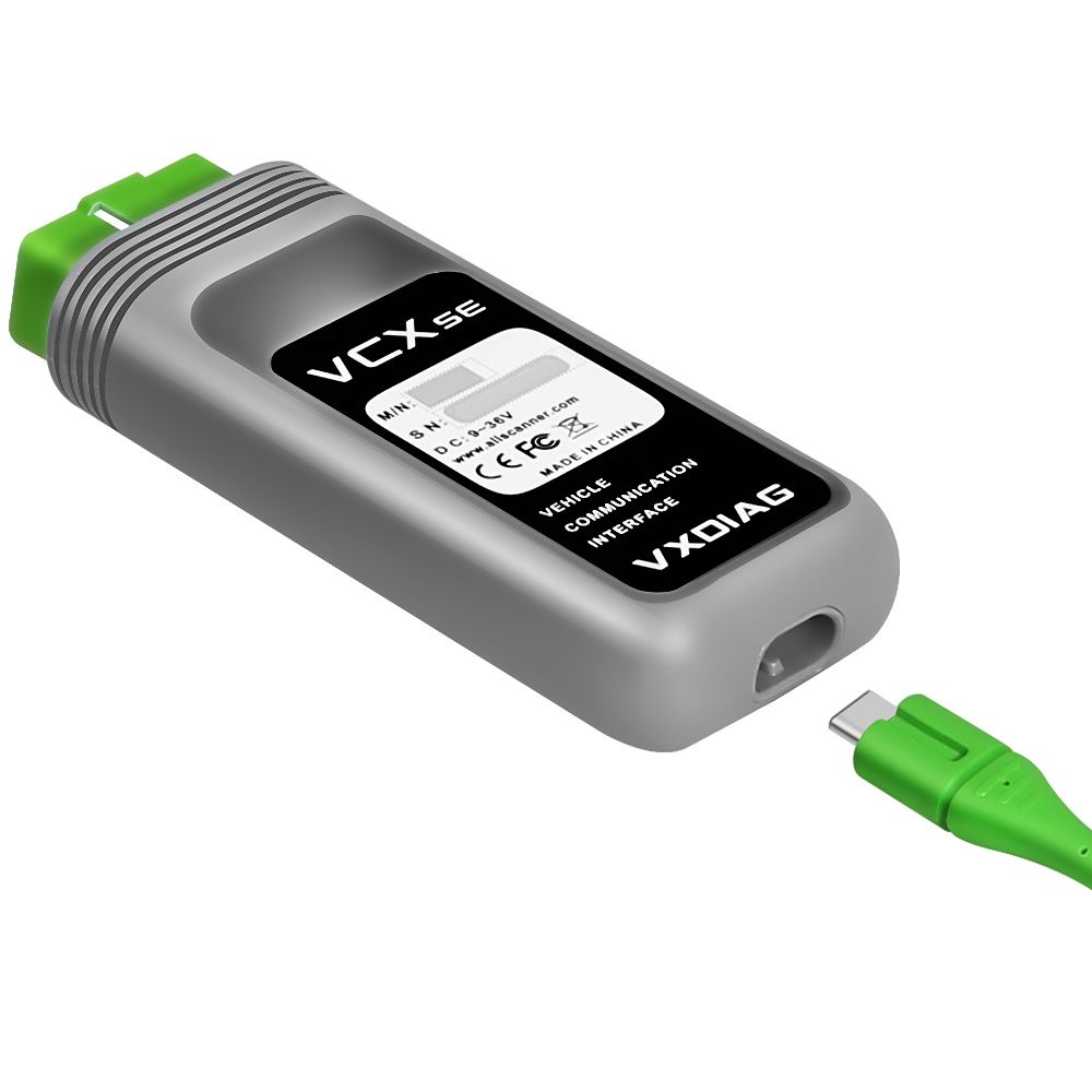 VXDIAG VCX SE pour PSA Peugeot Citroen DS Opel après 2006 J2534 Appareil Passthru Support wifi et Type C USB