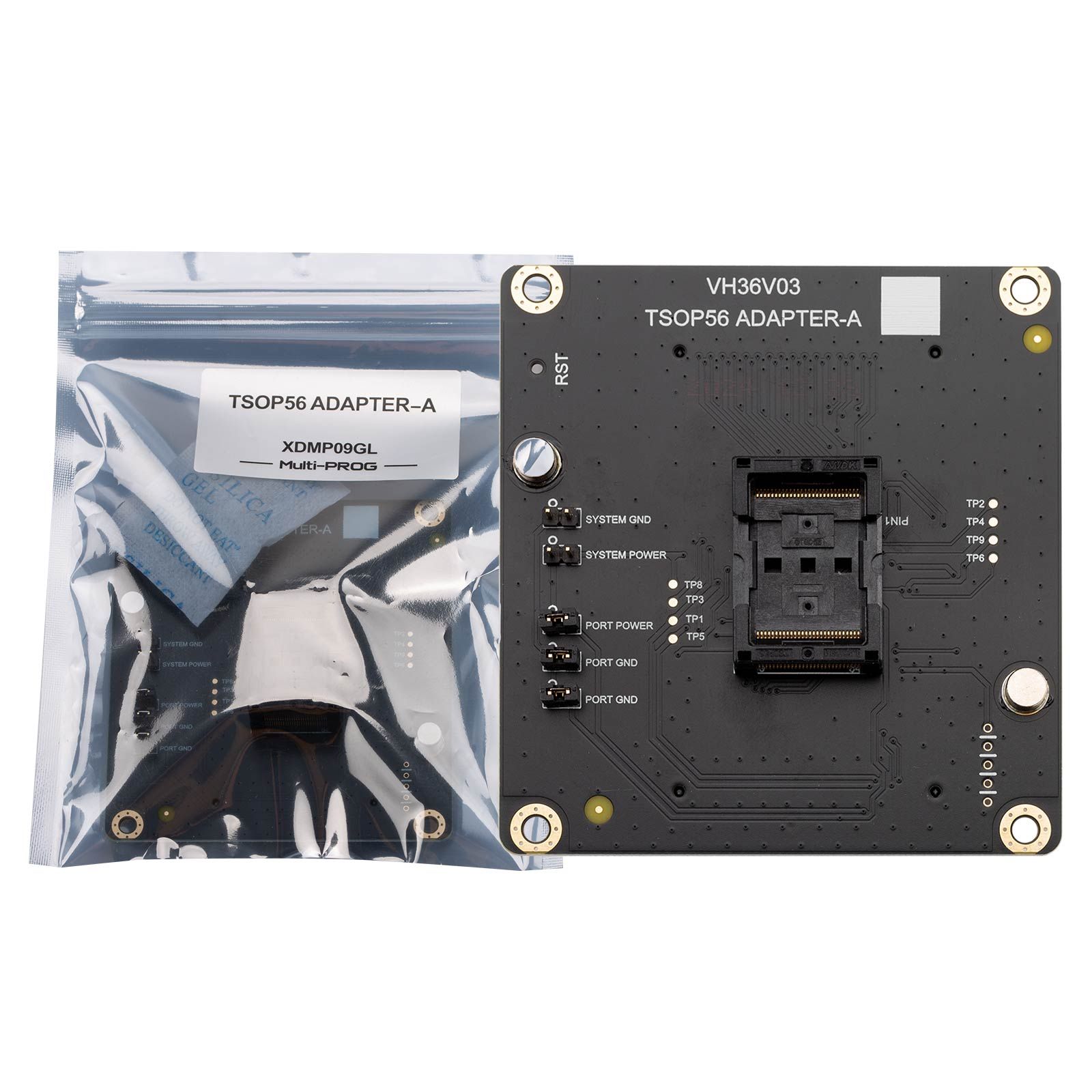Xhorse XDMP09GL VH36 Adapter Chip Holder (Footprint:TSOP56) lit et écrit, effectue le travail FLASH pour le programmeur multi-prog