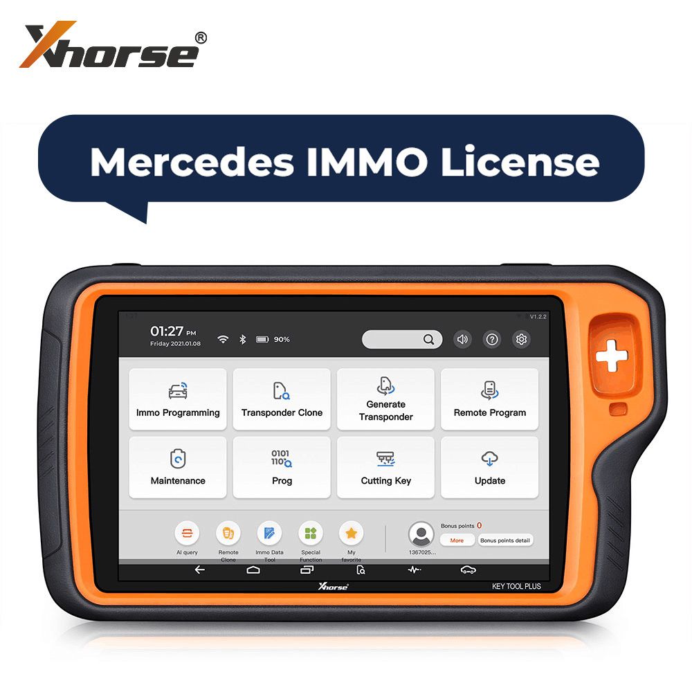 Licence de logiciel de programmation Xhorse Mercedes Benz IMMO adaptée à la version VVDI Key Tool Plus VAG