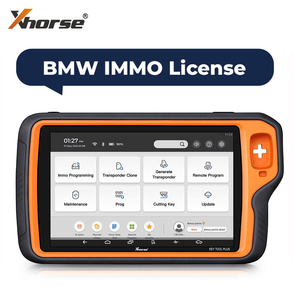 Licence de logiciel de programmation Xhorse BMW IMMO adaptée à la version VVDI Key Tool Plus VAG