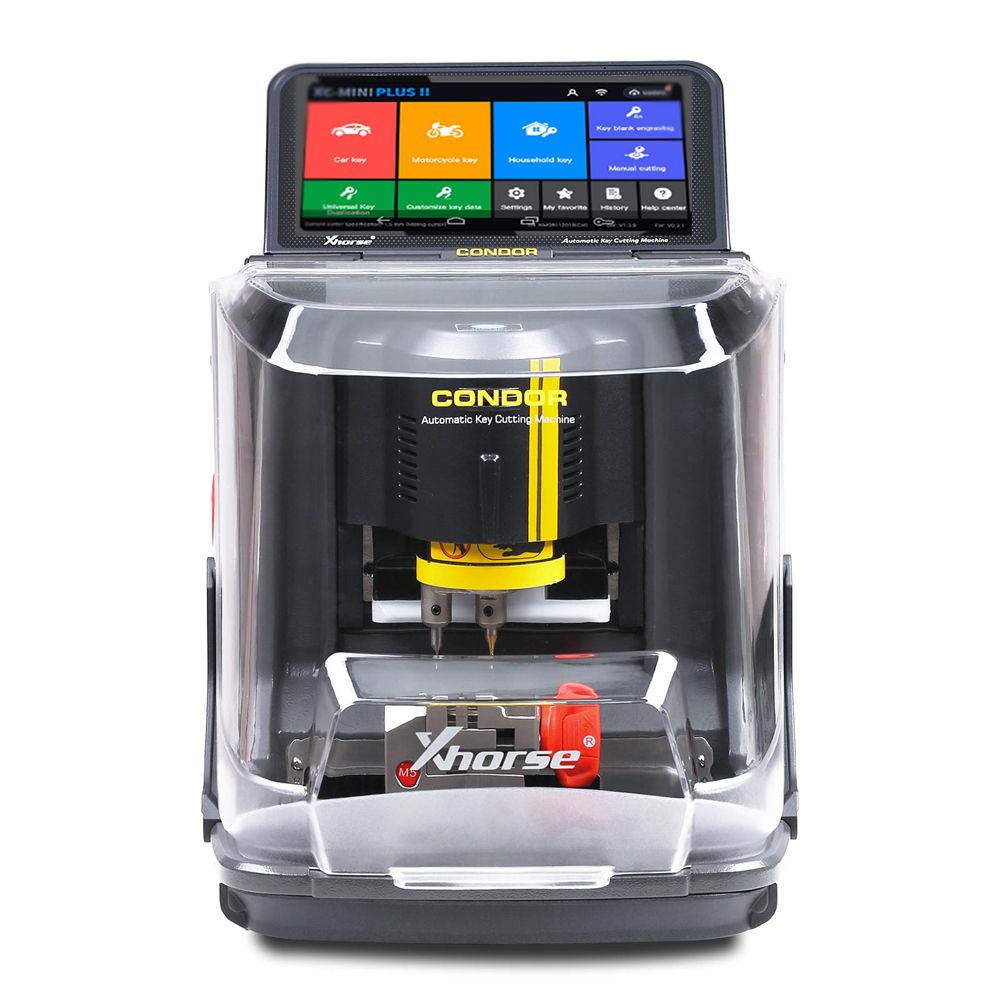 Xhorse Condor XC-Mini Plus II Machine de coupe de clés Plus Lecteur de clés XDKP00GL Dispositif d'identification de clé Skimmer de lame