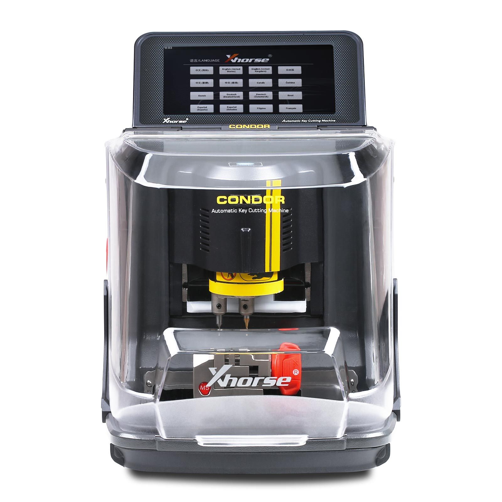 Xhorse Condor XC-Mini Plus II Machine de coupe de clés Plus Lecteur de clés XDKP00GL Dispositif d'identification de clé Skimmer de lame