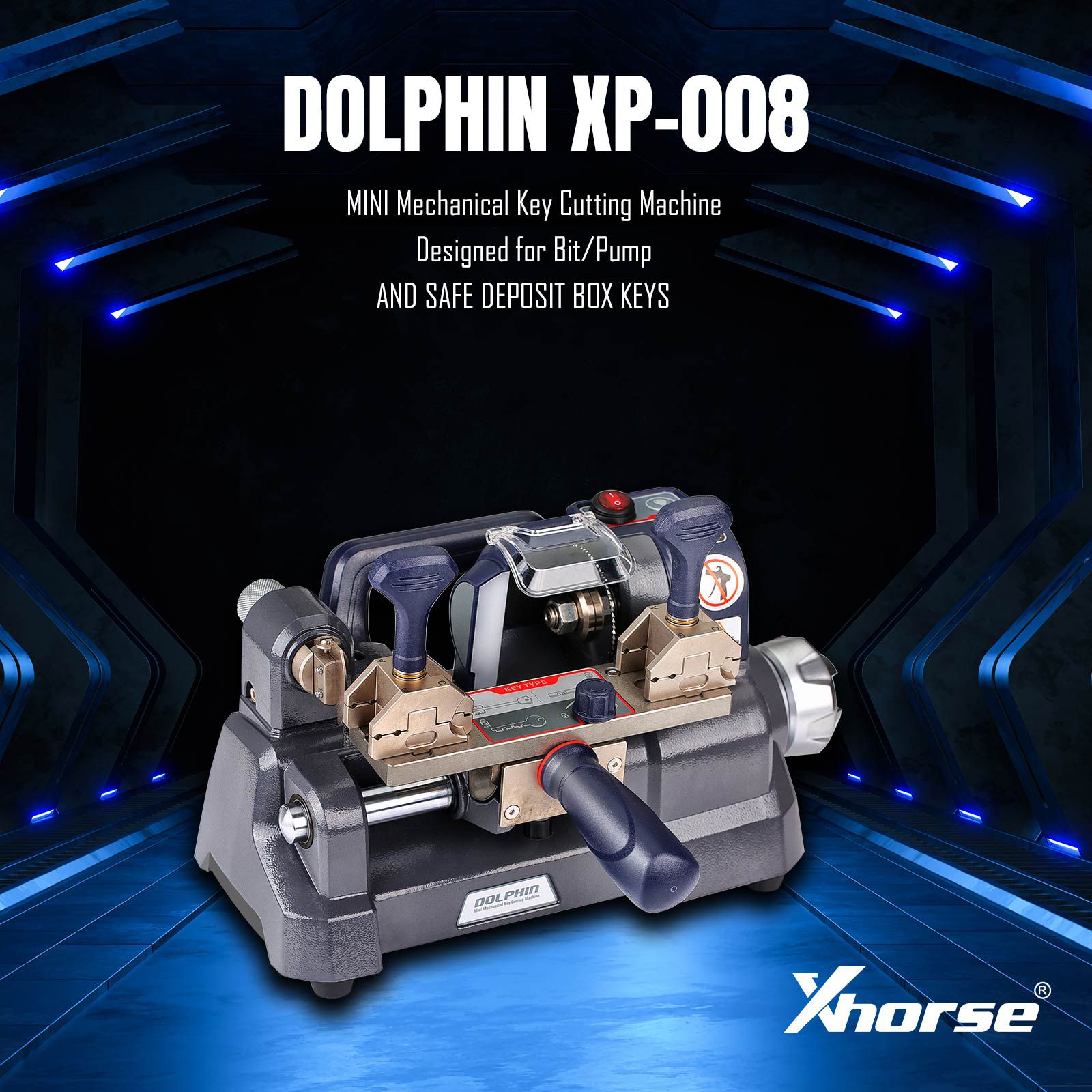 Dernières machines miniatures pour xhorse Dolphin XP - 008 Key Cutter forets spéciaux / clés à double foret