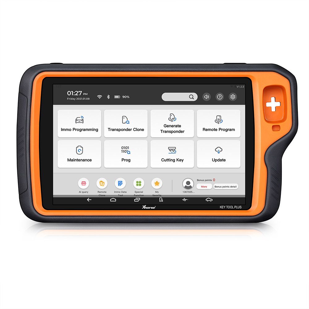 Xhorse VVDI Key Tool Plus Pad Global Advanced Full Version Obtenez gratuitement un jeton de Mo illimité et 3 jetons ID48 96bit par jour pendant un an