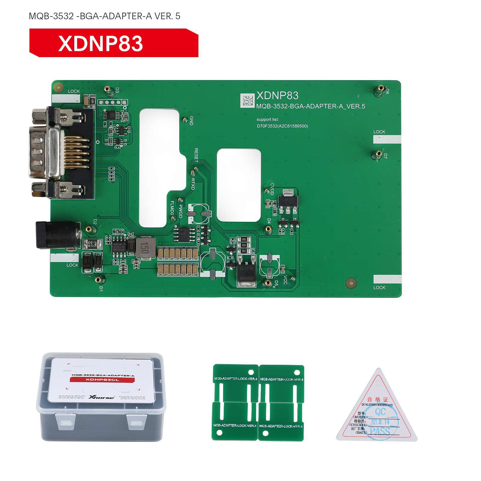 2024 xhorse mqb48 sans démontage sans soudure 13 ensemble complet d'adaptateurs xdnpm3gl