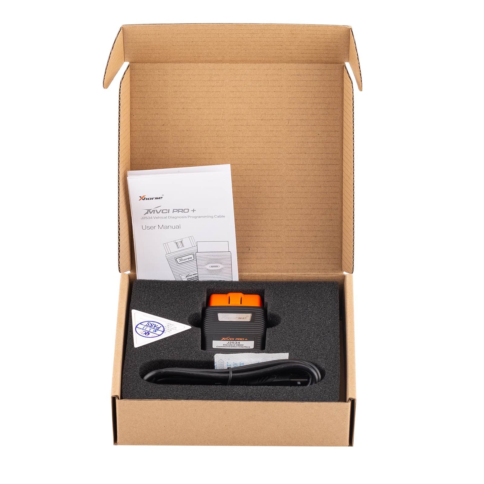 XHORSE XDMVJPGL MVCI PRO J2534 2ème génération câble de programmation de diagnostic de véhicule pour Benz/Volvo/Nissan/Renault/Peugeot/GM/Volkswagen/Toyota