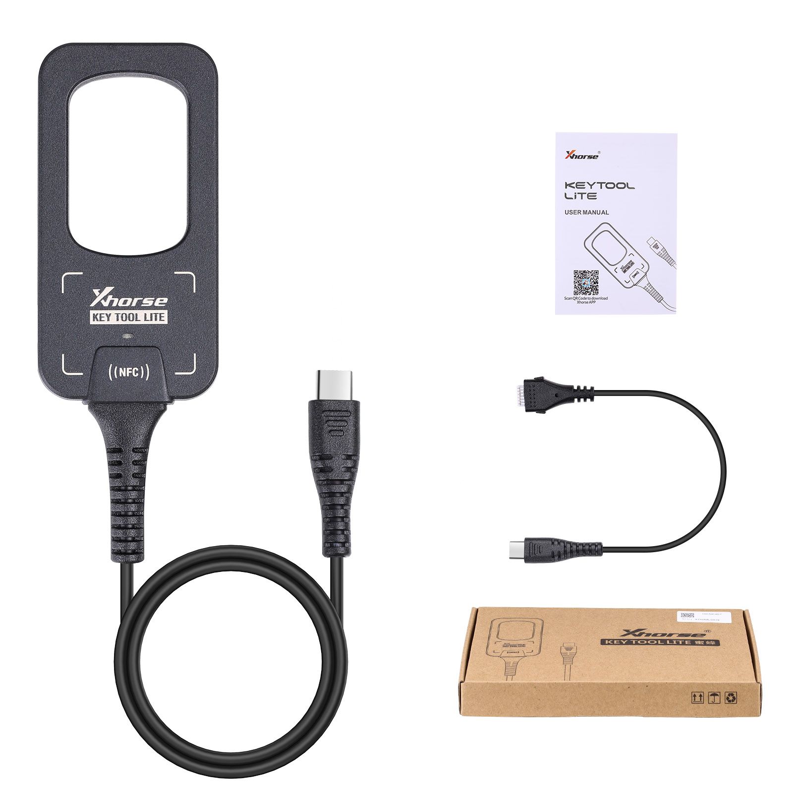 Xhorse VVDI BEE Key Tool Lite Détection de fréquence Transpondeur Clone Travail sur téléphone Android