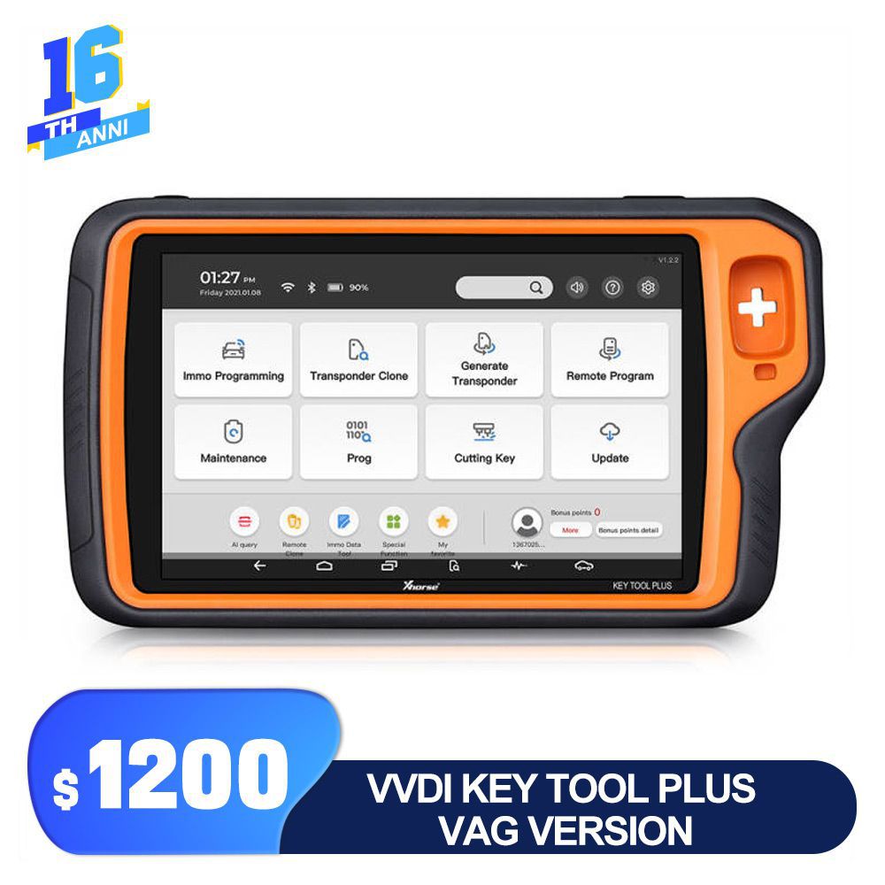 2023 xhorse vvdi Key Tool Plus VAG Edition prend en charge VAG VW Audi Porsche et fournit une licence MQB gratuite