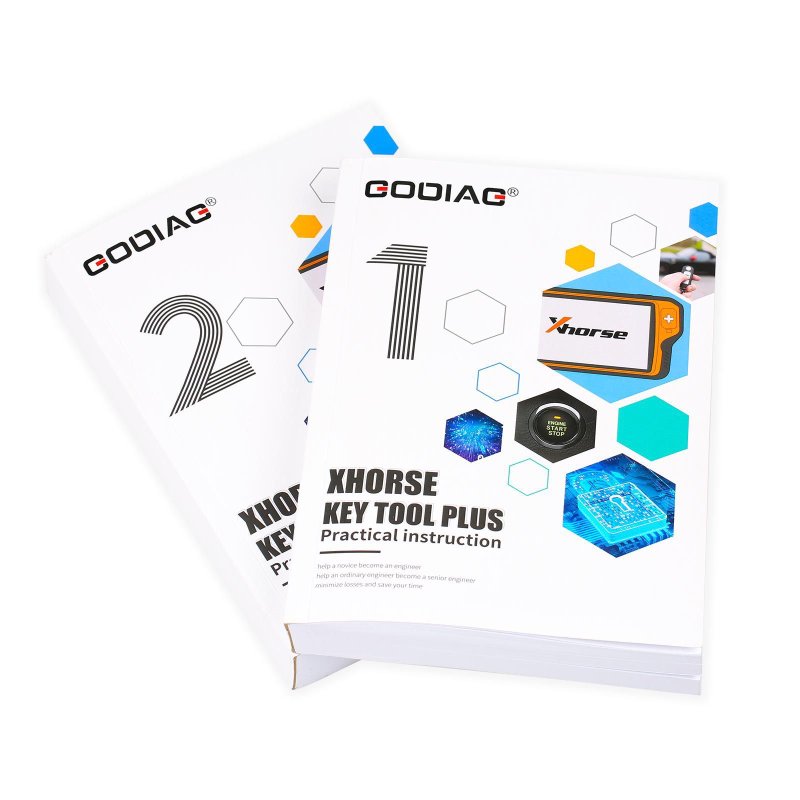 Xhorse vvdi Key Tool Plus pad withi godiag instructions pratiques 1 et 2 deux livres
