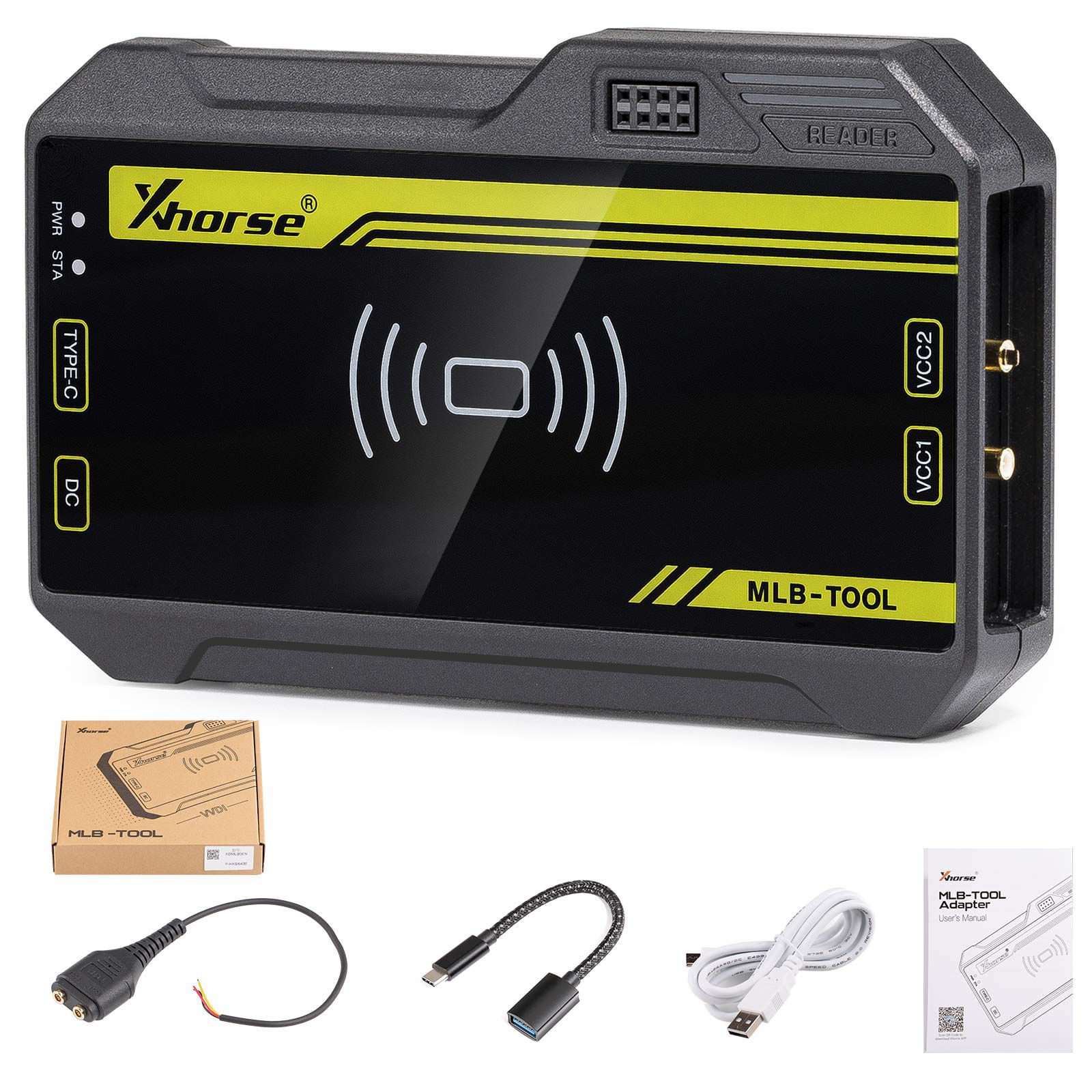 Xhorse VVDI MLB TOOL XDMLB0GL avec adaptateur sans soudure XDMLBPGL Kit Support Ajouter des clés pour les modèles MLB