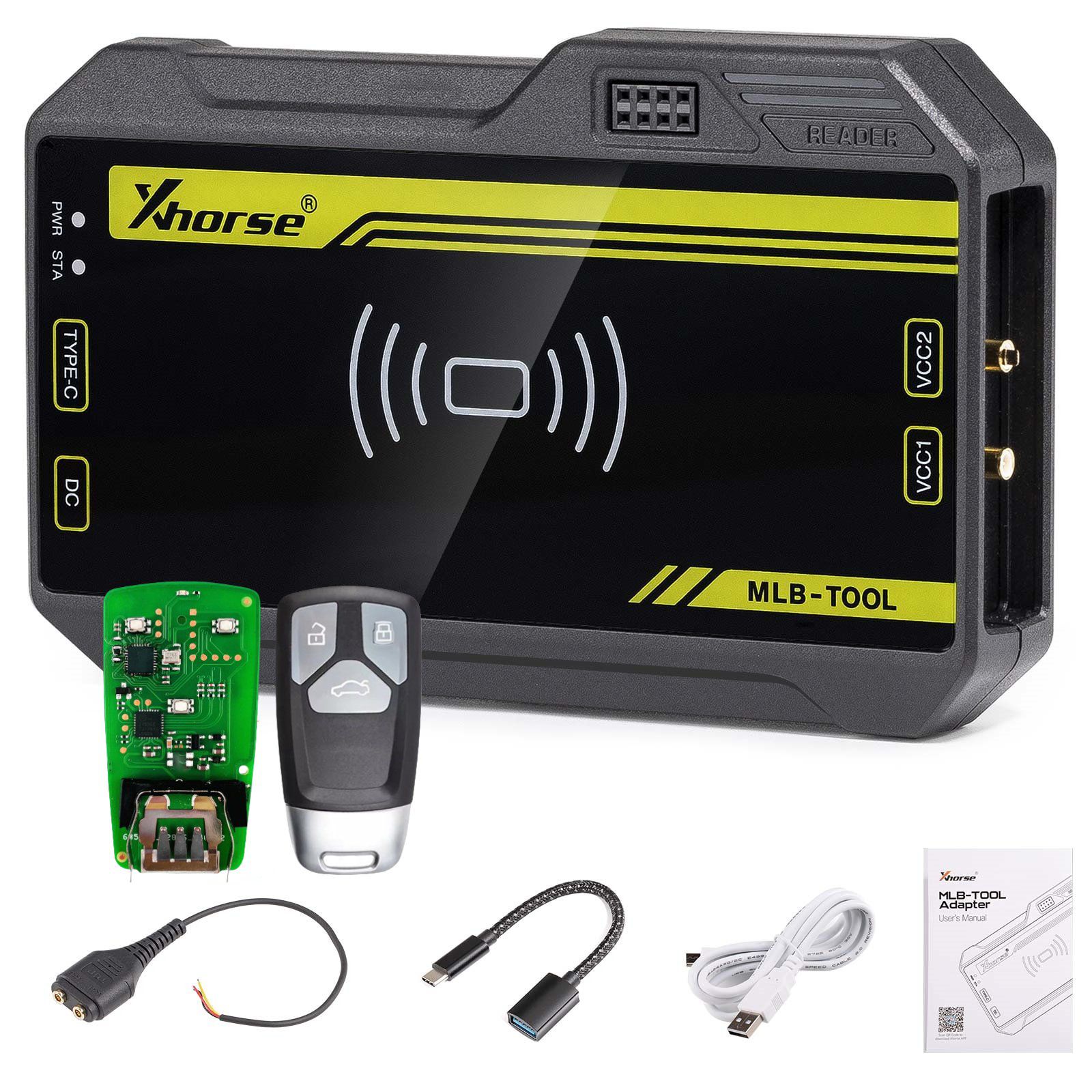 Xhorse VVDI MLB TOOL XDMLB0 Programmateur clé avec XSMA41EN Audi Style MLB 3 boutons clé