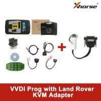 Original V4.9.4 programmeur xhorse vvdi prog avec adaptateur Land Rover KVM sans soudure